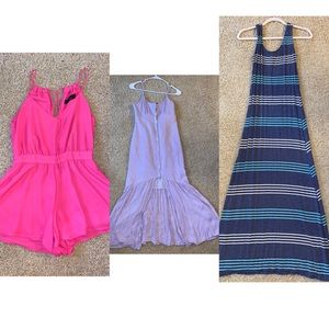 Special offer dresses& jumpsuit XS 3 x $30